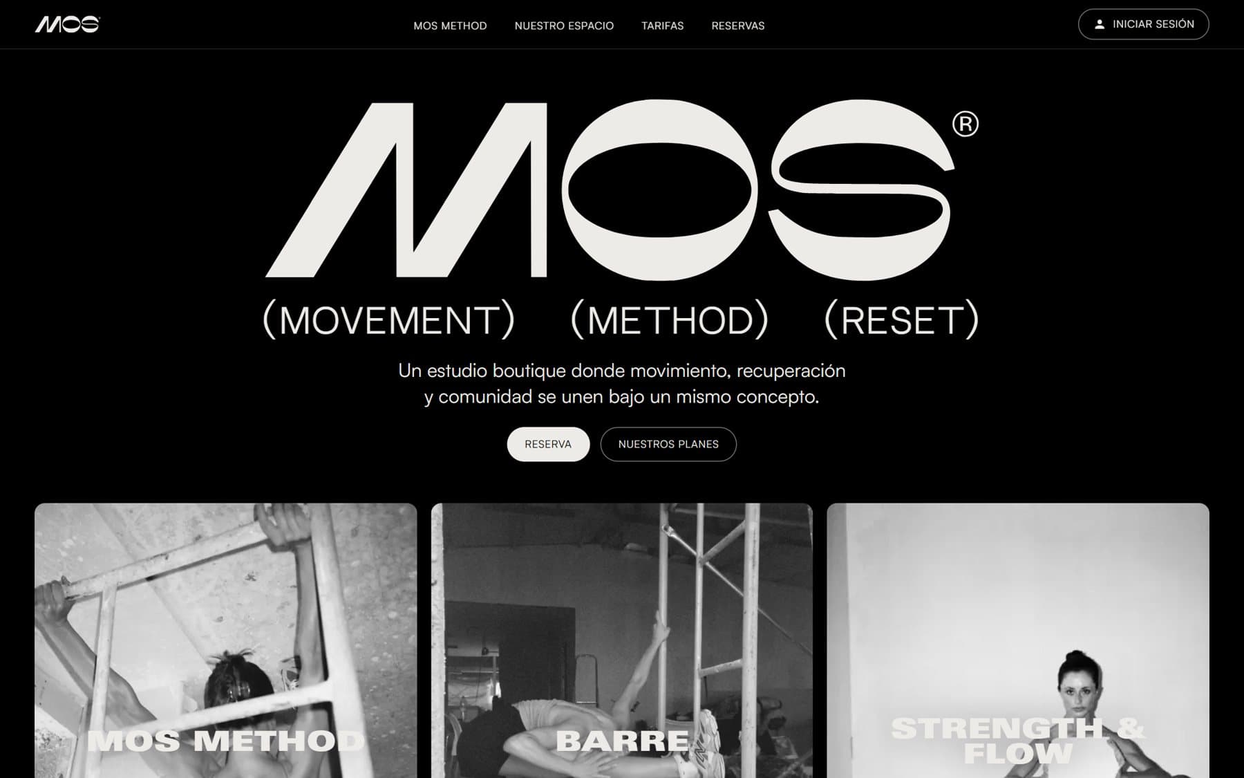 MOS Studio homepage