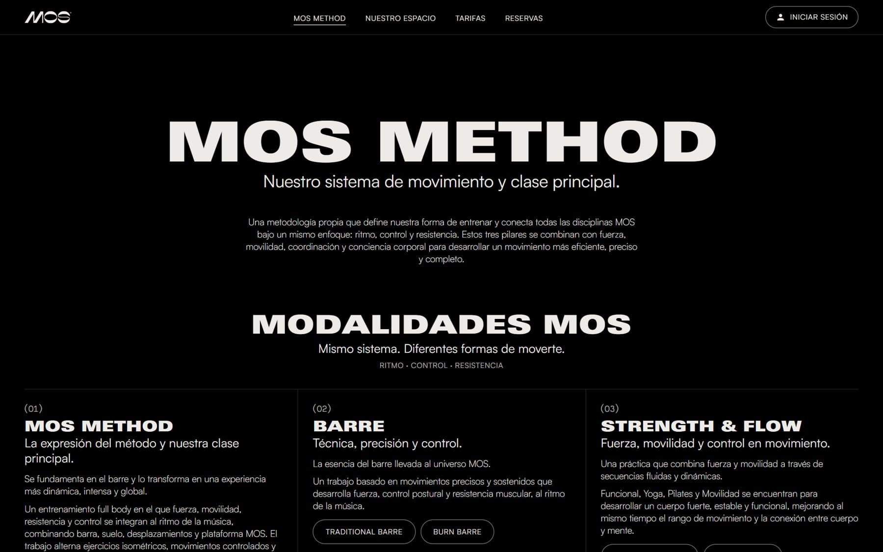 MOS Method page